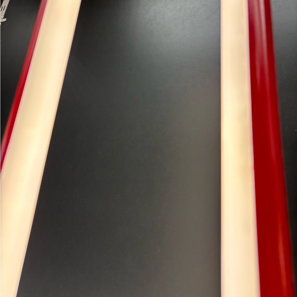 Solvinden dimmable Modern Red and White LED Floor Lamp from IKEA gorgeous - Picture 11 of 16